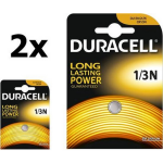 Duracell 2 Stuks Cr1/3 / 1/3n / 2l76 / Dl1/3n / Cr11108 / 2lr76 3v Lithium Knoopcel Batterij