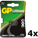 GP 4 Stuks - Cr2 Dlcr2 El1cr2 Cr15h270 Lithium Batterij