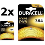 Duracell 2 Stuks - 364-363, V364, 363, D364, D363, G1, Sr621sw, Sr621sw, Sr60 1.5v Knoopcel Batterij