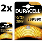 Duracell 2 Stuks (2 Blister A 1st) 389-390 / G10 / Sr1130w 1.5v 85mah Knoopcel Batterij