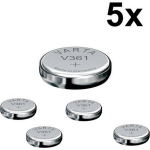 Varta 5 Stuks - V361 18mah 1.55v Horloge Knoopcel Batterij