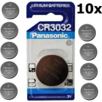 Panasonic 10 Stuks (10 Blister A 1st) Lithium Cr3032 500mah 3v Knoopcel Batterij