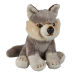 Pluche Knuffel Dieren Wolf 15 Cm - Knuffeldier