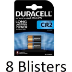 Duracell 16 Stuks (8 Blisters A 2 St) Cr2 High Power Lithuim Batterij