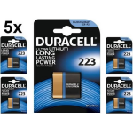 Duracell 5 Stuks - Crp2 / 223 / Dl223 / El223ap / Cr-p2 6v Lithium Batterij