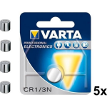 Varta 5 Stuks - Professional Electronics Cr 1/3 N 6131 170mah 3v Knoopcelbatterij