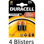 Duracell 8 Stuks (4 Blisters A 2 St) Batterij N/mn9100 1.5v