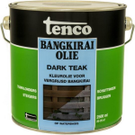 Tenco Bangkirai Olie - Dark Teak - 2,5 l