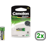 Camelion 2 Stuks - A23 23a 12v L1028f Alkaline Batterij