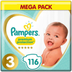 Pampers - Premium Protection - Maat 3 - Mega Pack - 116 Luiers