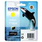 Epson Epson T7604 Inktcartridge geel, 25,9 ml T7604 Replace: N/A