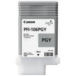 Canon Canon PFI-106 PGY Inktcartridge licht grijs, 130 ml PFI-106PGY Replace: N/A
