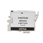 inkClub Inktcartridge, vervangt Epson T0485, licht cyaan, 16 ml MED005 Replace: T0485