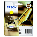 Epson Epson 16 Inktcartridge geel, 165 pagina's T1624 Replace: N/A