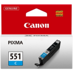 Canon Canon 551 C Inktcartridge cyaan, 332 pagina's CLI-551C Replace: N/A