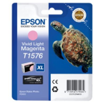 Epson Epson T1576 Inktcartridge licht magenta, 25,9 ml T1576 Replace: N/A