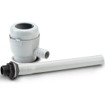 Garantia - Vulautomaat klein - Afsluiter & Bladvanger - 50 / 60 mm - Grijs