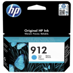 HP HP 912 Inktcartridge cyaan, 315 pagina's 3YL77AE Replace: N/A
