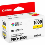 Canon Canon PFI-1000 Y Inktcartridge geel, 80 ml PFI-1000Y Replace: N/A