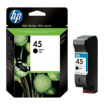 HP HP 45 Inktcartridge zwart, 930 pagina's 51645A Replace: N/A