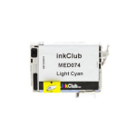 inkClub Inktcartridge licht cyaan, 8ml MED074 Replace: T0805