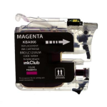 inkClub Inktcartridge, vervangt Brother LC125XL-M, magenta, 1.400 pagina's KBA066 Replace: LC125XLM