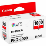 Canon Canon PFI-1000 R Inktcartridge rood, 80 ml PFI-1000R Replace: N/A
