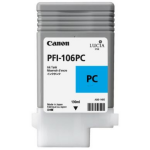 Canon Canon PFI-106 PC Inktcartridge fotocyaan UV-pigment, 130 ml PFI-106PC Replace: N/A