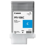 Canon Canon PFI-106 C Inktcartridge cyaan, 130 ml PFI-106C Replace: N/A
