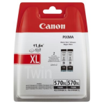 Canon Inktcartridges zwart pigment twin pack 0318C007 Replace: N/A
