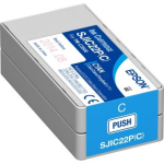 Epson Epson SJI-C-22-P-(C) Inktcartridge cyaan, 32,5 ml S020602 Replace: N/A