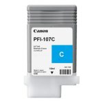Canon Canon PFI-107 C Inktcartridge cyaan, 130 ml PFI-107C Replace: N/A
