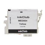 inkClub Inktcartridge, vervangt Epson T0484, geel, 16 ml MED004 Replace: T0484