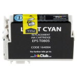 inkClub Inktcartridge, vervangt Epson T0805, licht cyaan, 11,4 ml KED074 Replace: T0805