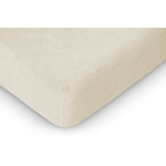 Linnick Badstof Velours Hoeslaken - Ivory - Lits Jumeaux - 160x210/220-180x200cm