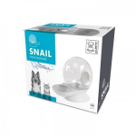 M-Pets Snail Bebedero con Filtro en Color Blanco para perros y gatos