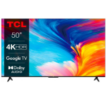 TCL TV LED - 50P631, 50 pulgadas, 4K UHD, HDR10, Game Master, Google TV, Negro