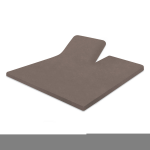 Linnick Splittopper Hoeslaken Badstof Velours - Taupe 180x200cm