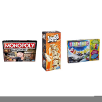 Hasbro Spellenbundel - 3 Stuks - Monopoly Valsspelerseditie & Jenga & Levensweg Elektronisch Bankieren
