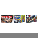 Hasbro Spellenbundel - 3 Stuks - Monopoly Valsspelerseditie & Levensweg Elektronisch Bankieren & Cluedo