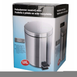 Pedaalemmer 12 Ltr Chroom - Silver