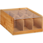 Kinvara Sorteerdoos 6-vaks - Hout 22 X 20 X 10 Cm - Opbergbox - Bruin