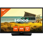 Lenco 24"" Led Televisie Met 12v Adapter Led-2423bk - Zwart