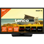 Lenco 24"" Android Smart Tv Met 12v Auto Adapter Led-2463bk - Zwart