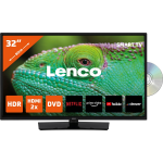 Lenco 32"" Smart Tv Met Ingebouwde Dvd Speler Dvl-3273bk - Zwart