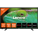 Lenco 42"" Android Smart Tv, Full Hd Led-4243bk - Zwart
