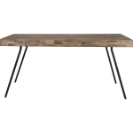 Parya Home - Suri Eettafel - Naturel - 160x78 Cm - Zwart