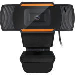 Adesso CyberTrack H2 webcam 640 x 480 Pixels USB 2.0 Zwart, - Oranje