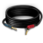 Tasker C285-NP2X-AU29 BK 9 meter 6.3mm TS jack gitaarkabel