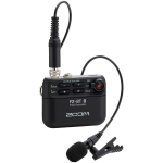 Zoom F2-BT recorder met dasspeldmicrofoon